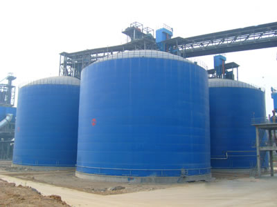 郏县水泥钢板库改造